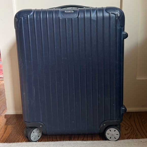 RIMOWA Handbags - RIMOWA Matte Navy Carry-On Suitcase